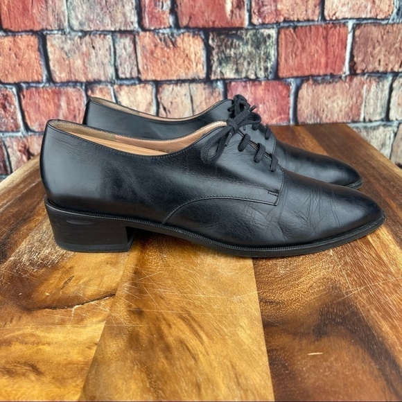 𝅺ROBERT Clergerie Paris Men’s Leather Oxfords in Black Size Men’s Fr 40.5 US 7.5 - Picture 2 of 12